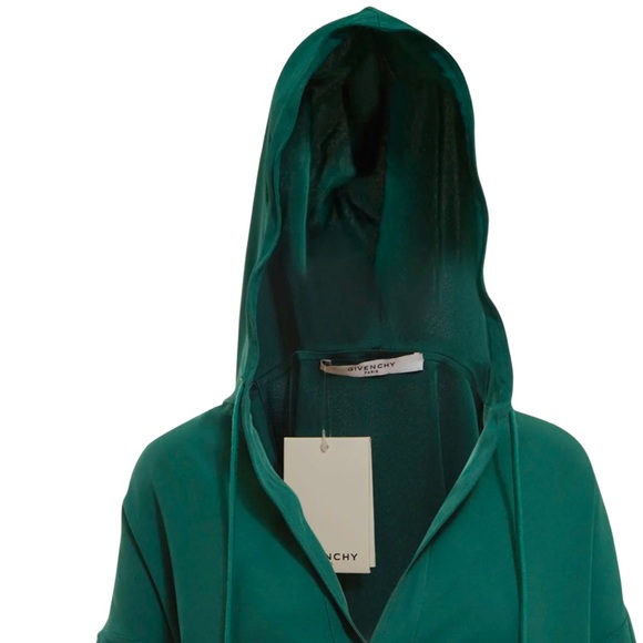 GIVENCHY long sleeve satin hooded blouse - Picture 1 of 4